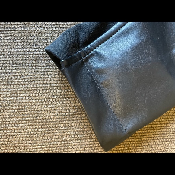 G BY GIULIANA MOTO FAUX LEATHER JACKET black - Picture 11 of 14